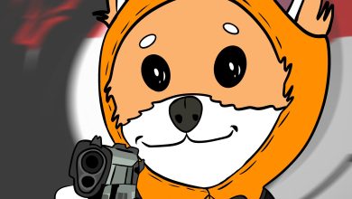 $DOG pulls up in tux and trigger discipline, enforcing Bitcoin consensus with that cold stare. No KYC, no mercy — just hard money and harder forks.