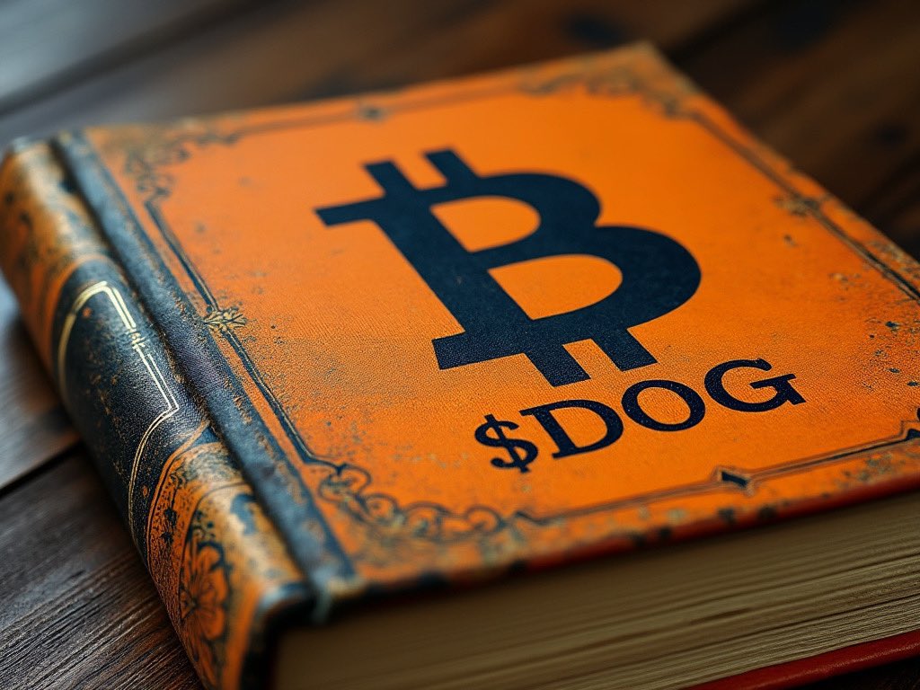 Bound in orange truth and Satoshi scripture, this ancient tome holds the memetic law. $DOG didn’t write the rules — $DOG is the rules. All HODL, no heresy.