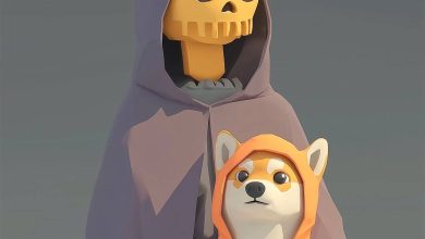 Wrapped in digital shadow and orange truth, $DOG stands protected by the reaper of rug pulls. Bitcoin isn’t dead—it’s just stored on-chain.