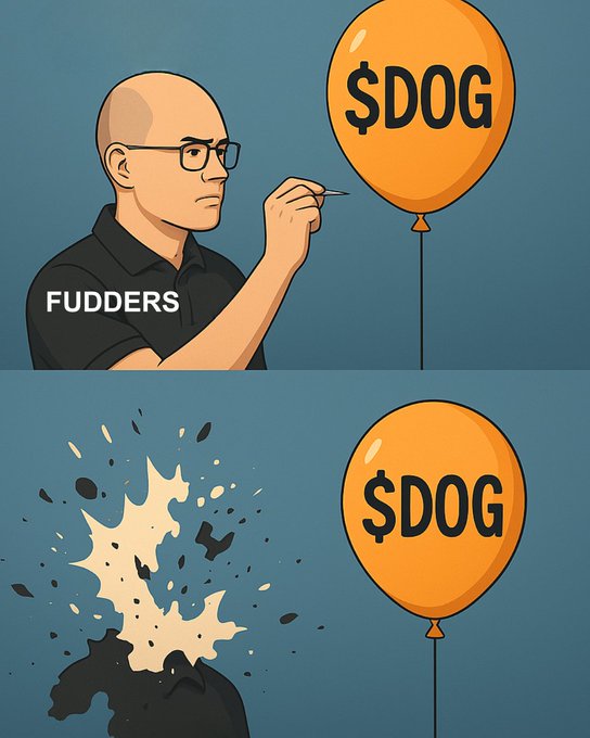 FUDDERS tried to pop $DOG with weak narratives and got their heads blown off instead. $DOG floats higher while their FUD detonates in their face Bitcoin DeFi isn’t here to play.