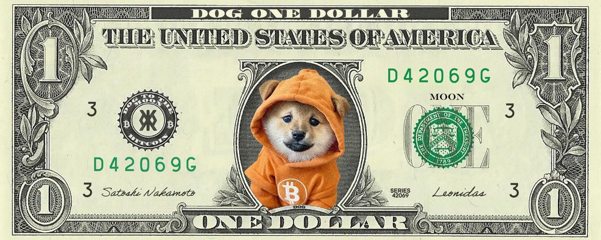 This ain’t legal tender—it’s legendary ticker. Backed by Runes, stamped by Satoshi, denominated in chaos. $DOG isn’t chasing dollars. It’s clowning them. New reserve currency: inscribed, decentralized, unstoppable.