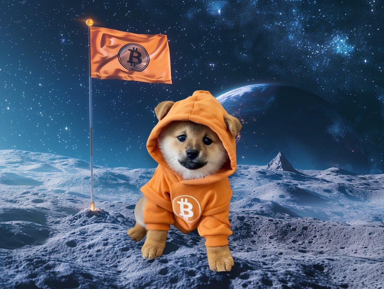 No hype. No countdown. Just $DOG landing hard, hoodie on, and claiming territory for the chain. While others dream of moons, $DOG inscribes them. Bitcoin is the rocket. $DOG is the flag.