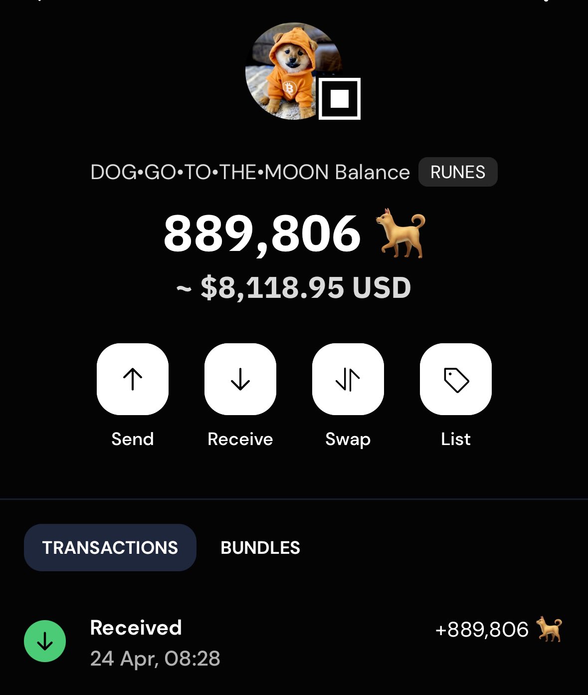 889,806 $DOG locked in with Runes power—straight Bitcoin native, zero VC fluff only AIRDROP! This is what real memecoin movement looks like; Free & Fair! Built on-chain, no leash. $DOG isn’t going to the moon. It already bought land there.