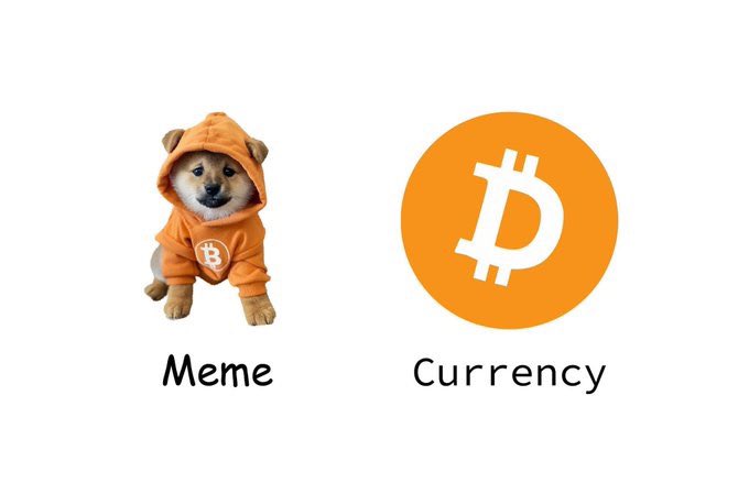 $DOG showed up in a hoodie and flipped the entire Bitcoin stack. Builders laugh, devs cry, memecoins ascend. $DOG isn't just vibing — it’s dethroning.