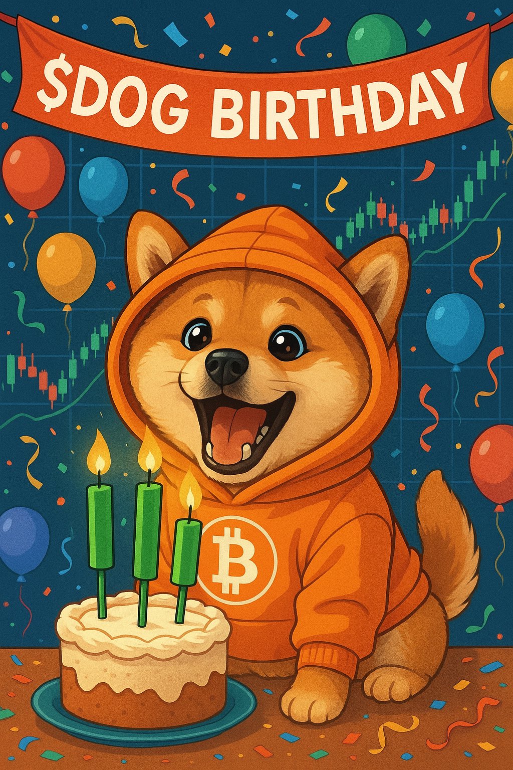 $DOG was born on the halving block. Now it is going from the Genesis block to the moon!