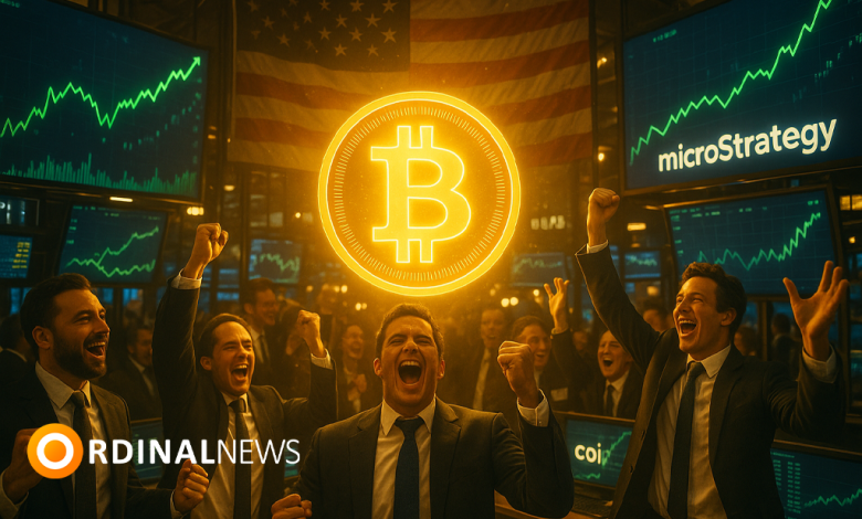 Bitcoin, US Crypto Stocks Rise as more Firms Plan BTC Buys