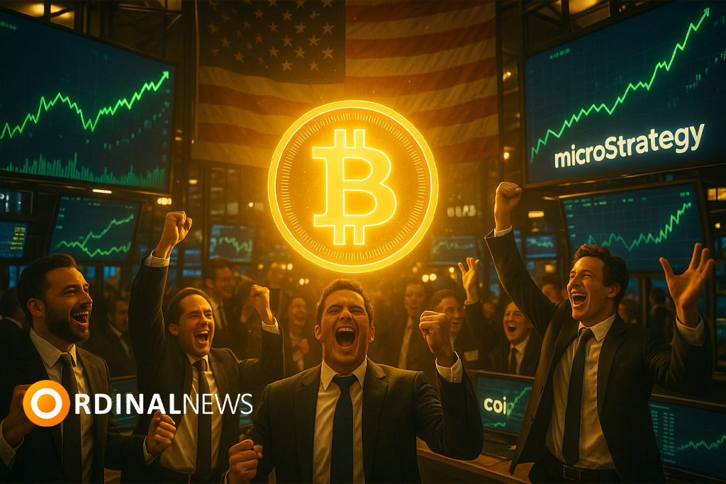 Bitcoin, US Crypto Stocks Rise as more Firms Plan BTC Buys