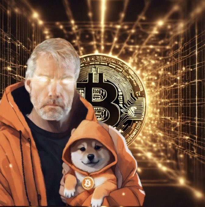 When Bitcoin speaks, $DOG listens—and then memifies it into history. Orange-pilled and destiny-bound, this is the real Saylor-Sidekick duo.