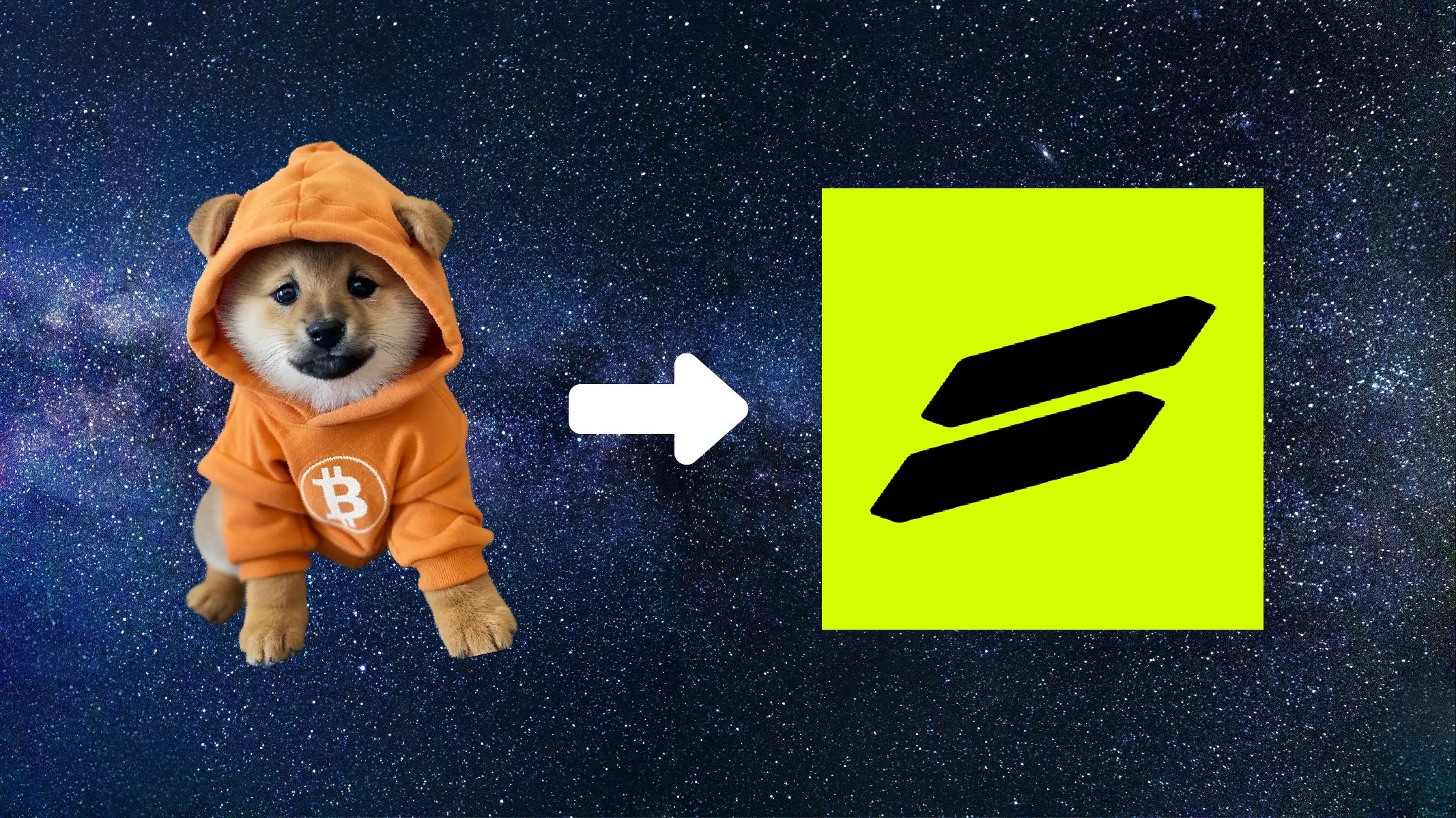 $DOG’s floating toward neon chaos, but that hoodie’s still soaked in Bitcoin blocks. Even when detouring through clown dimensions, $DOG stays etched, not diluted.