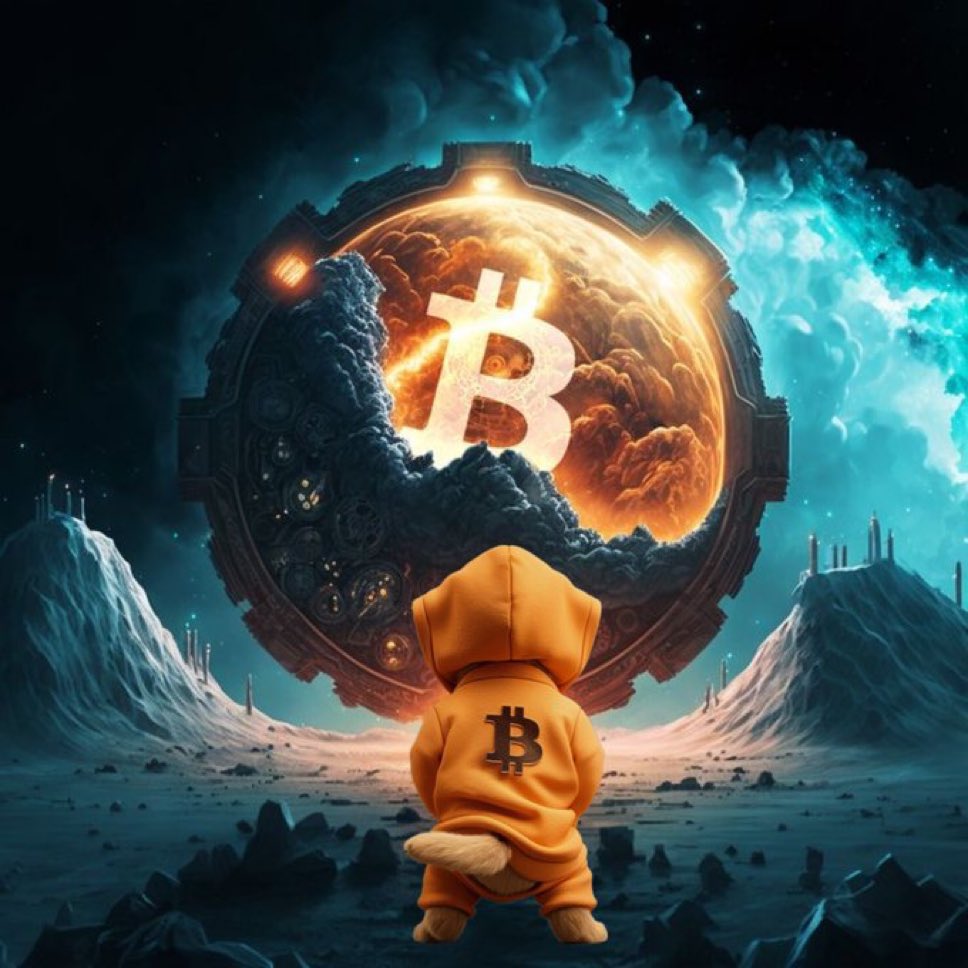 Just pure memecoin entropy cracking open the Bitcoin core. $DOG isn’t exploring the frontier—it is the protocol now.