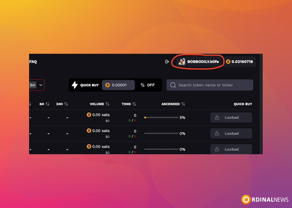 Go to your profile to see the tokens you currently hold.