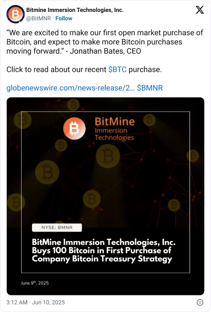 Source: Bitmine Immersion Technologies, Inc.