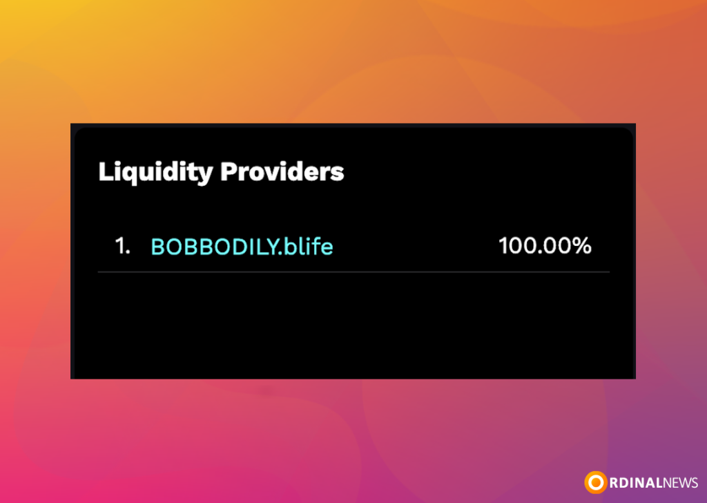 you'll begin earning 0.3% of every trade involving this token on their AMM