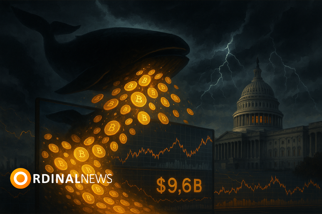 9.6B Bitcoin Whale Transfer and GENIUS Act Trigger Market Jitters
