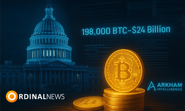 Arkham confirms US gov holds $24B in Bitcoin, debunking 85% sell-off rumor