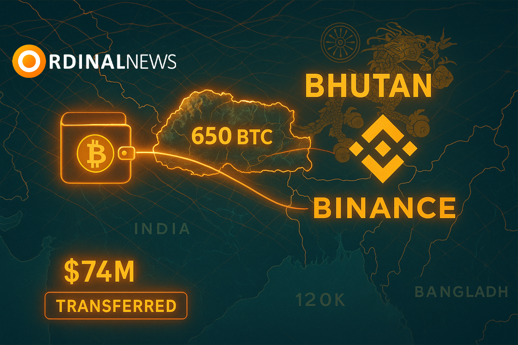 Bhutan Government Transfers $74M in Bitcoin to Binance Amid Record Price Surge