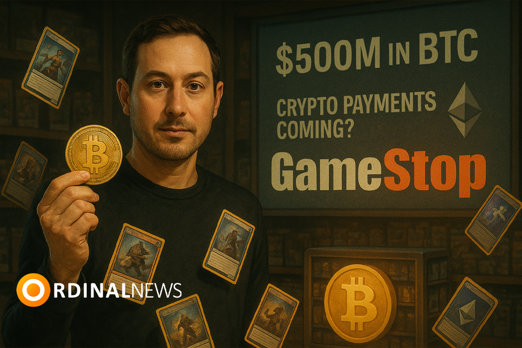 GameStop CEO Teases Crypto Payments, Says Bitcoin Buys Are Inflation Hedge