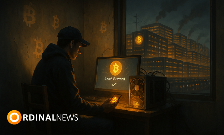 Lone Bitcoin miner defies odds with $373K block reward