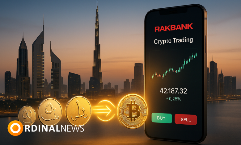 Rakbank Breaks Ground as First UAE Bank to Offer Retail Crypto Trading