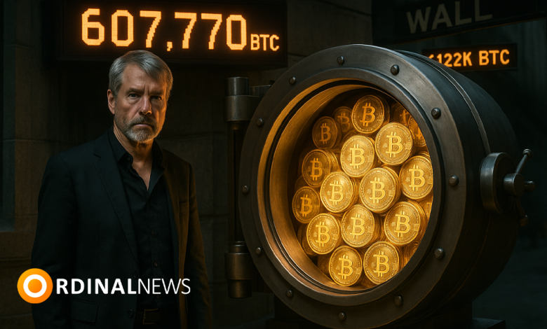 Strategy Adds $740M in Bitcoin as Price Surpasses $122K