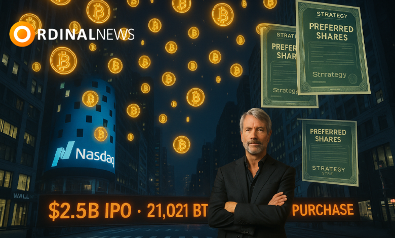 Strategy Makes Boldest Bitcoin Bet Yet With $2.5B IPO-Fueled Purchase