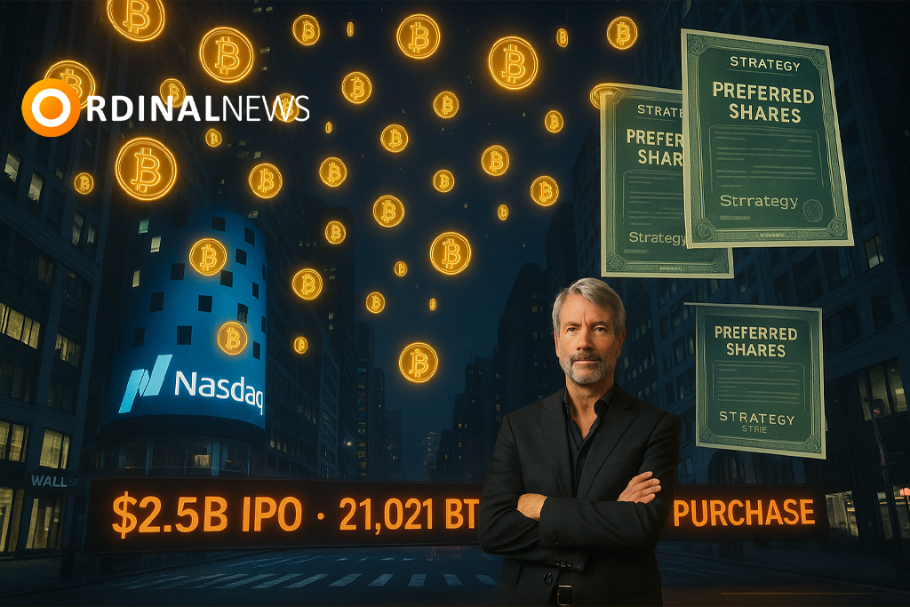 Strategy Makes Boldest Bitcoin Bet Yet With $2.5B IPO-Fueled Purchase