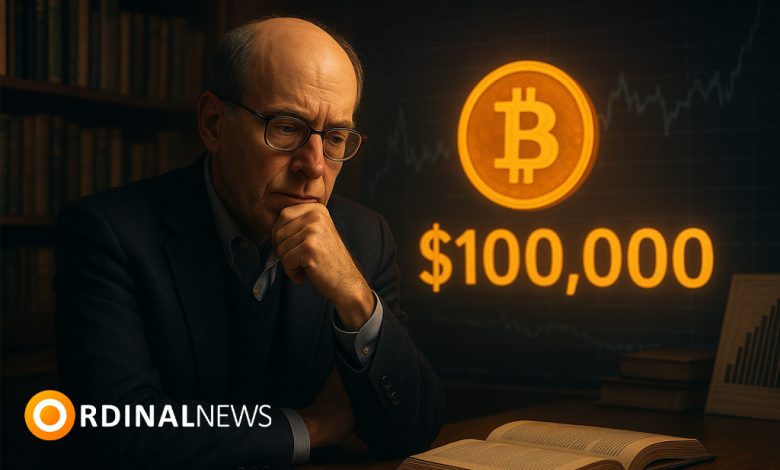 Harvard Economist Admits Misjudging Bitcoin’s Path to $100K