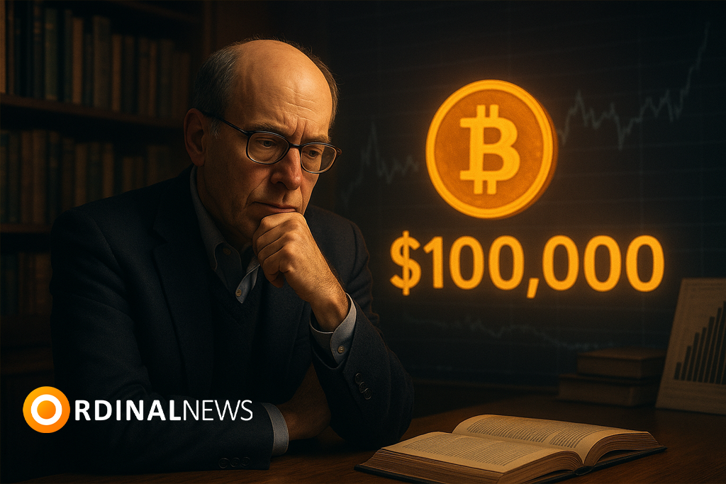 Harvard Economist Admits Misjudging Bitcoin’s Path to $100K