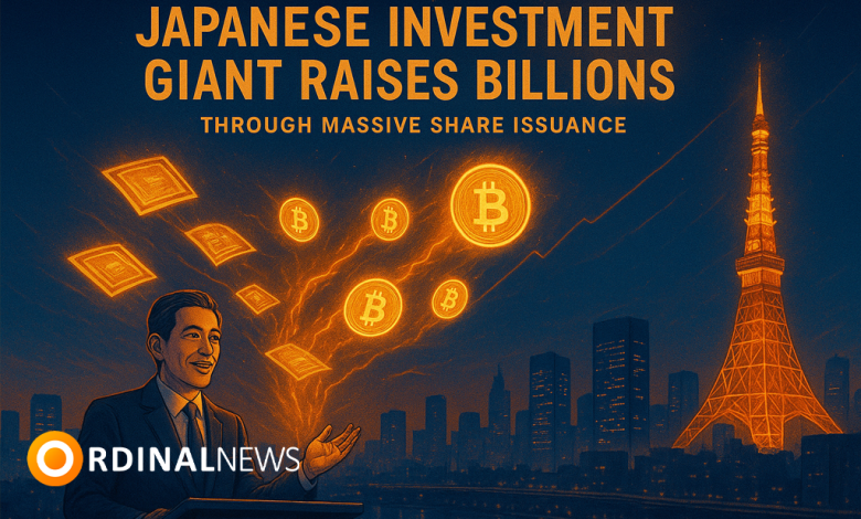 Metaplanet to Raise $880M, Allocates $835M for Expanding Bitcoin Reserves