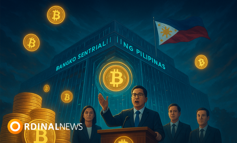 Philippines Considers Building 10,000 BTC Reserve Under New Bill