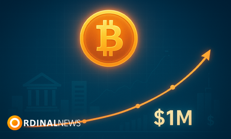 Analyst Predicts Bitcoin Could Drift To $1M Without Fireworks