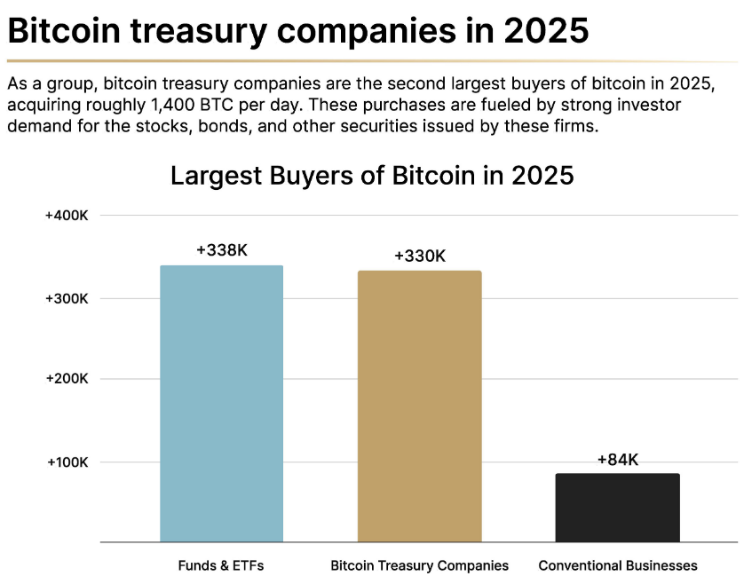 Largest Bitcoin buyers in 2025. Source: River