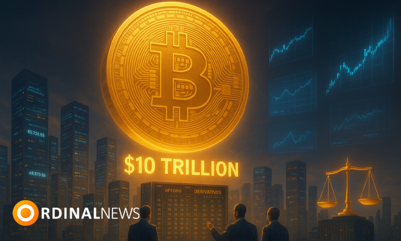 Options and Derivatives Could Push Bitcoin to a $10T Market Cap: Analyst