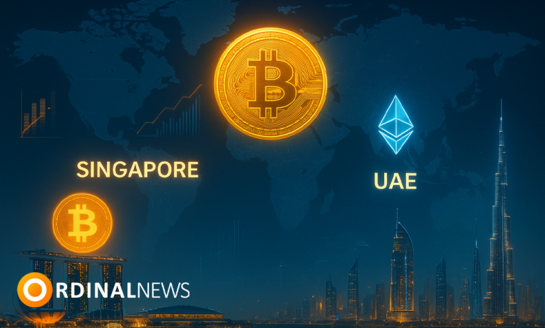Singapore and UAE Top Global Rankings for Crypto Adoption and Interest