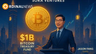 Sora Ventures Launches $1B Bitcoin Treasury Vehicle