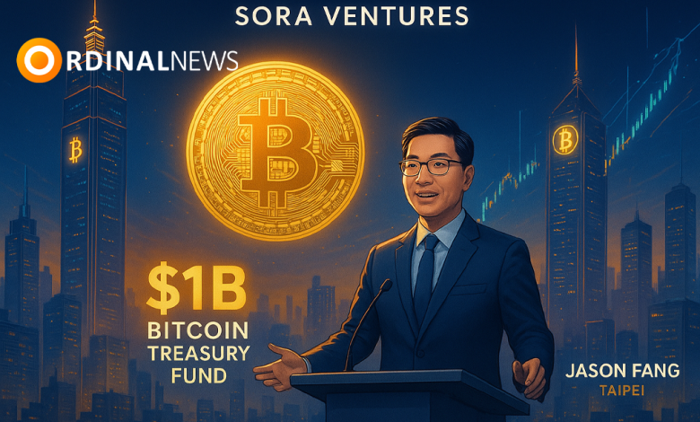 Sora Ventures Launches $1B Bitcoin Treasury Vehicle