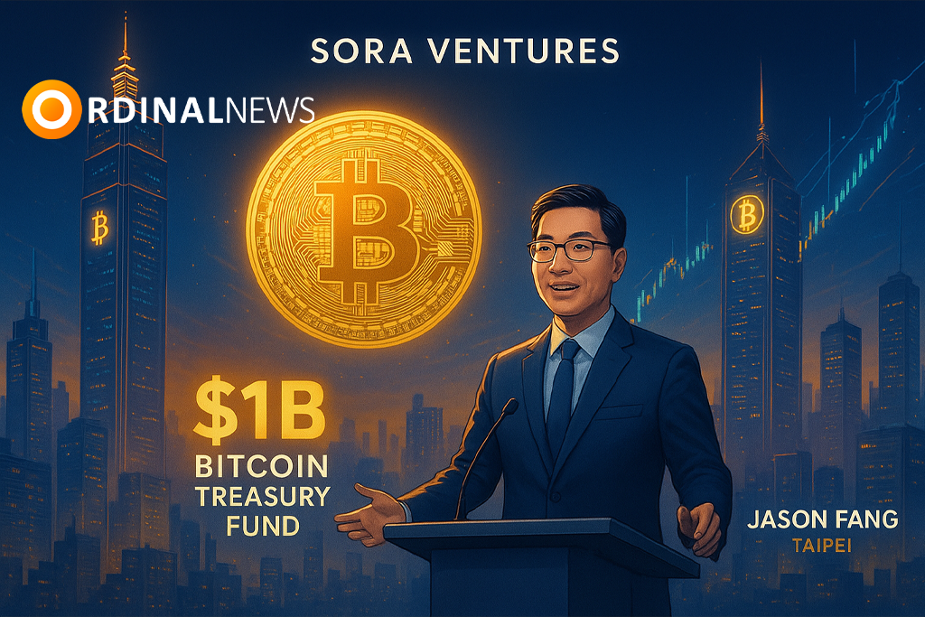 Sora Ventures Launches $1B Bitcoin Treasury Vehicle