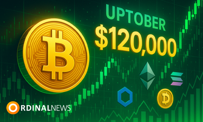 Bitcoin Nears $120K as Uptober Rally Ignites Crypto Market Surge