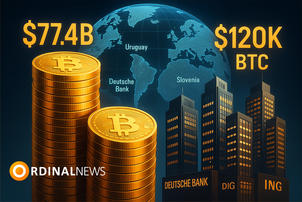 Strategy’s Bitcoin Treasury Hits $77.4B as BTC Price Climbs Back to $120K