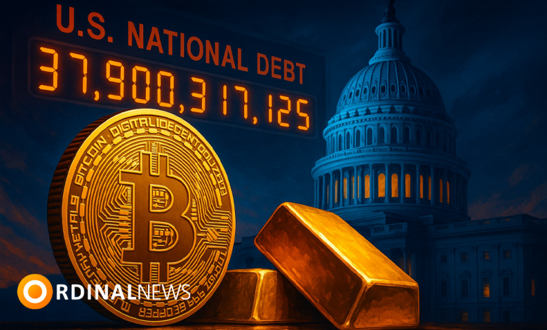 US national debt nears $38T as Bitcoin gains